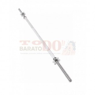 Barra Recta 150 Cm Graifilada Cromada...