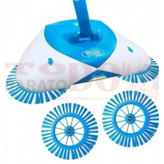 Escoba Spin Broom Barredora Aspiradora