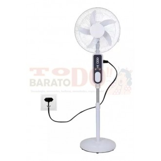 Ventilador Pie Recargable Panel Solar...