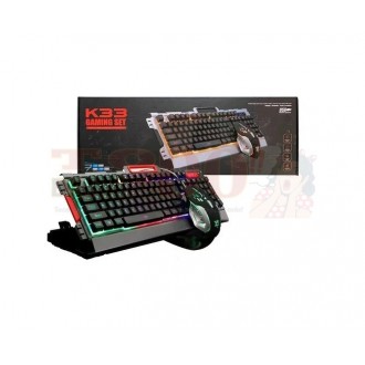 Combo Gamer K33 Teclado Y Mouse...
