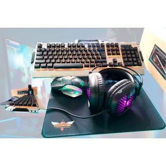 Combo Ultra Gamer Tech Metal Negro...